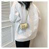 Korean Style Retro Women's Diamond Pattern Chain Crossbody Bag 2025 - Trendy Fashion Casual Small Square Shoulder Bag