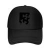 Abstract Black Minimalist Art - Inspired, Modern Symbol Design Mesh Baseball Cap