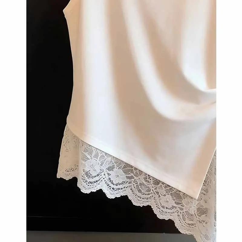 Damenkragen Spitzen-Spleiß Unregelmäßiges Design Frühling und Sommer Neuer dünner Stil Groß