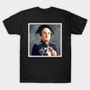 Men Black Print T-shirt Babylon 5 Centauri Londo Mollari Portrait No-Cut Transfer Paper Print Cotton Tshirt