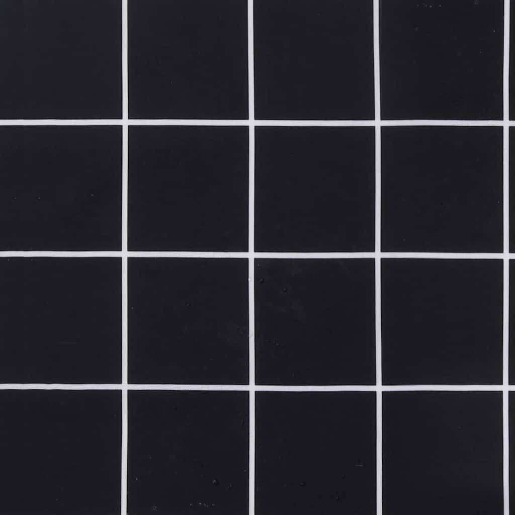Scatter Pillows 4 Pcs Black Checkered 40 X 40 Cm Polyester Fabric
