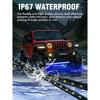 8 Pcs Car Led Light Strip IP67 Waterproof 11" Flexible Led Lights Underglow 12V for Car Motorcycle Boat Golf Cart Interior Exterior Decoration - Blue