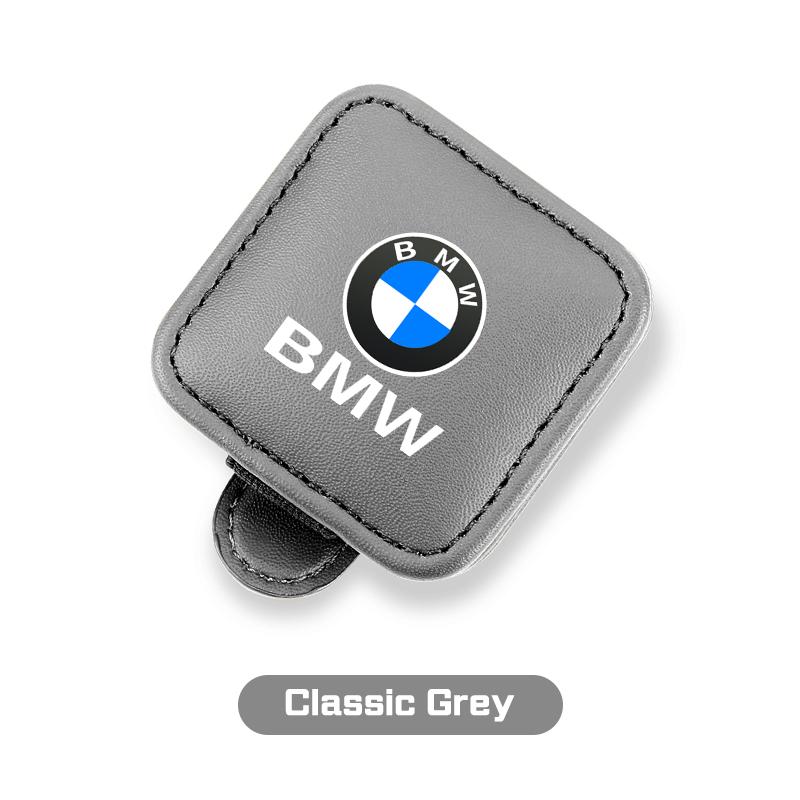 BBLB5 Leather Car Glasses Clip for BMW E70 E90 G30 G20 G60 G70 X1 X2 X3 X4 X5 X6 X7 iX1 I5 I7 I8 Auto Visor Sunglasses Holder Storage