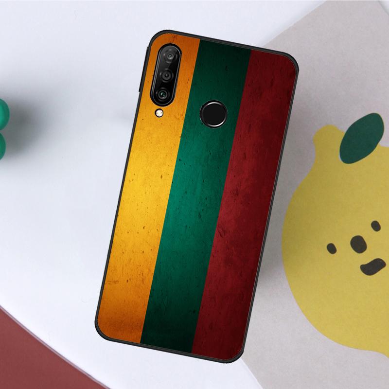 Lithuania Flag Lithuanian For Huawei Nova 5T 9 10 SE 7i 8i 11i 12i Y60 Y61 Y70 Y72 Y73 Y90 Y91 P20 P40 P30 Lite Case
