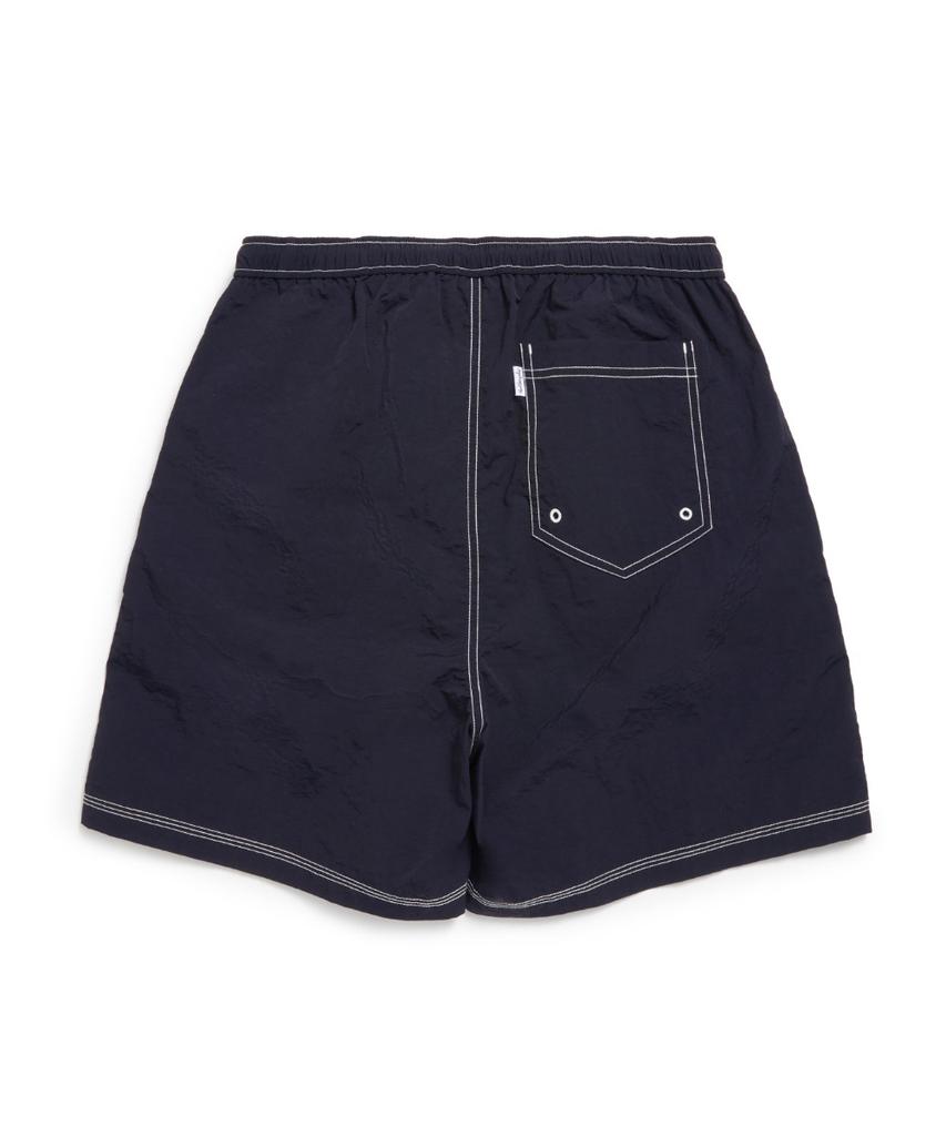 MARK GONZALES Nylon Stitch Detail Short - Navy