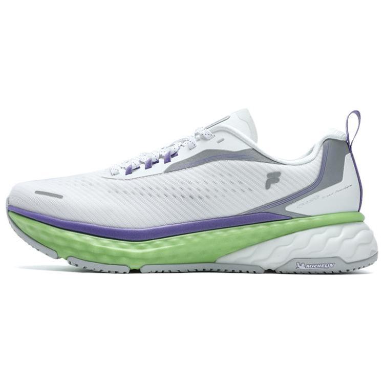Fila SPD Cheetah 1+ Sports Training Minimalist Durable Breathable Low-Top Running Shoes Men Sneaker White Green A12M431103FBS