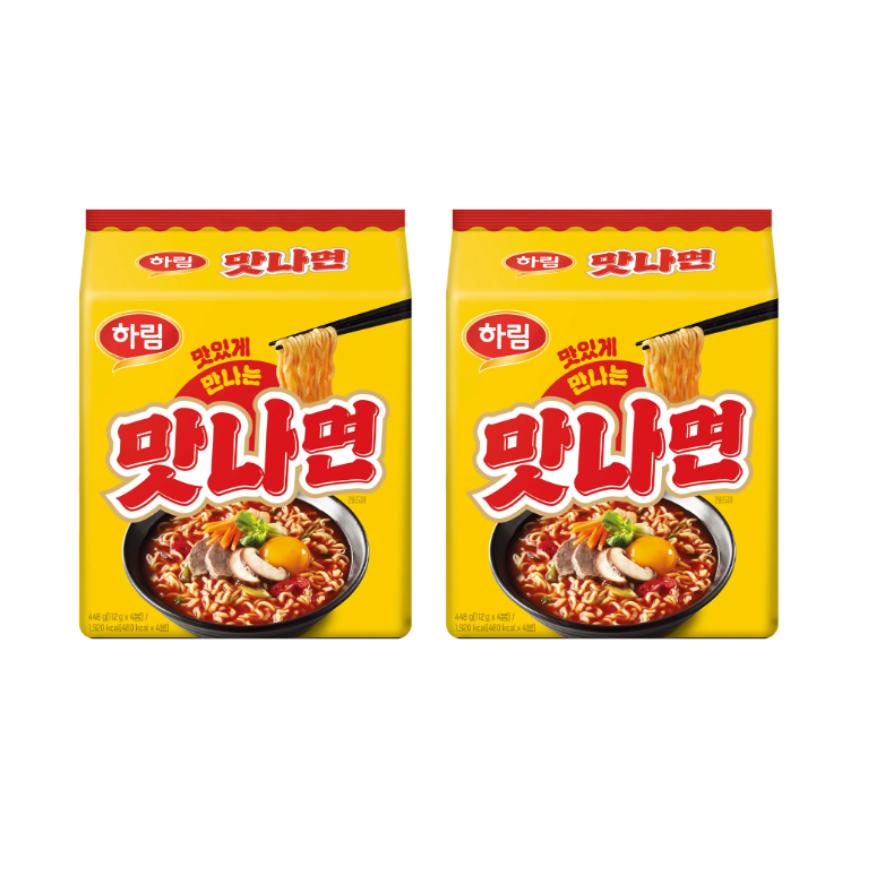 ХАРИМ Матна Рамён (112 г x 4 упаковки) (3 варианта) #2 Pack (8 Bags)