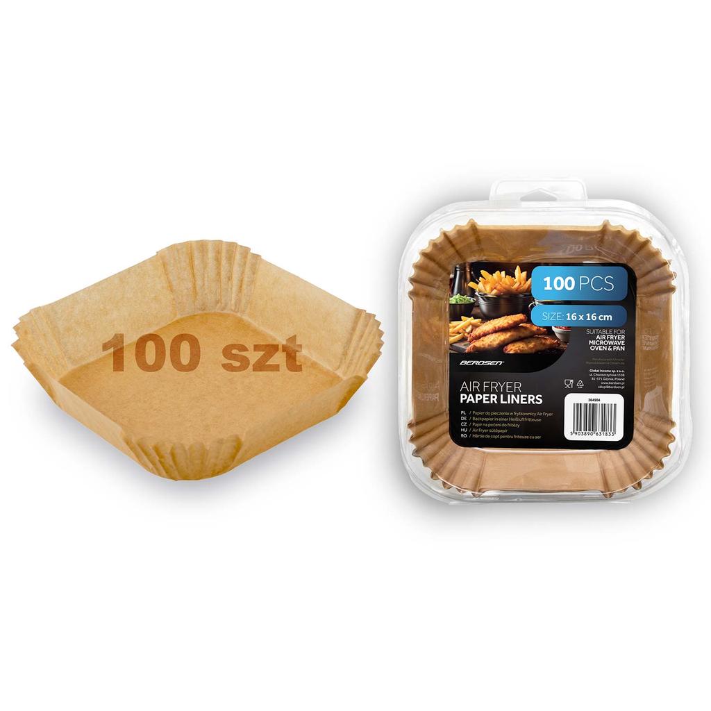 Baking Paper For Fryer Inserts 16 Cm Berdsen - 100 Pcs
