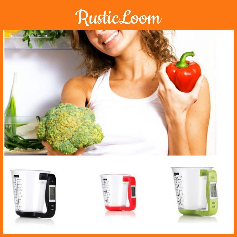 Kuchenny elektroniczny kubek pomiarowy z wagą cyfrową do gotowania i pieczenia