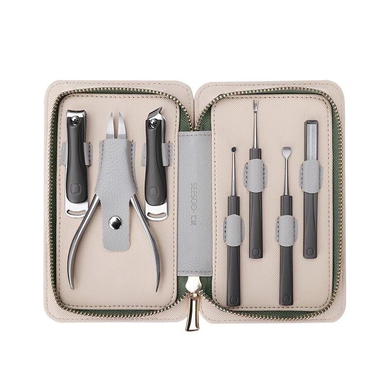 SEESOO 7-Piece Professional Nail Care Set