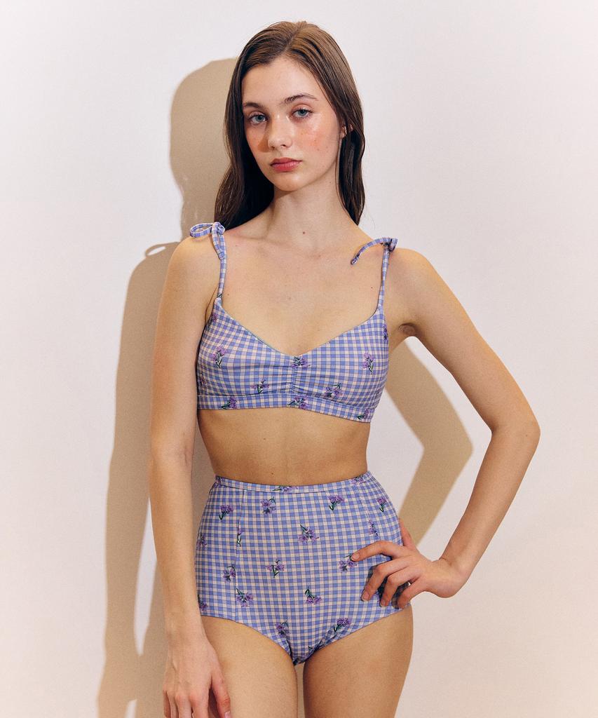 Lupeulupeu High Reversible Bikini Bottom [Hairbell_Blue]