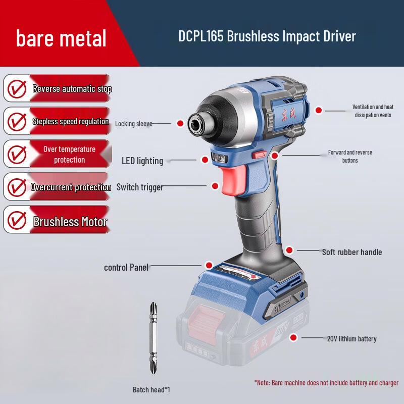 Dongcheng Cordless Electric Drill and Screwdriver CN Plug (adapter Included)