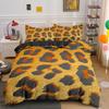 Leopard Print King Queen Duvet Cover Brown Cheetah Skin Pattern Bedding Set For Teens Girl Women Leopard 2/3pcs Soft Quilt Cover