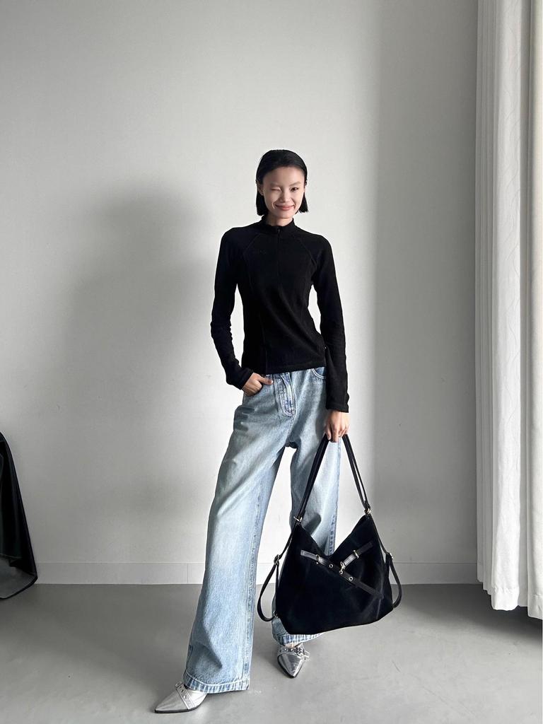 2024 Women's Large Capacity Suede Tote: Autumn/Winter Casual Shoulder & Crossbody Bag