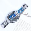 Fashionable Creative Men's Watch Y2k Ins Style Pointer Digital Dual Display Luminous Men Quartz Watch Relojes Para Hombres