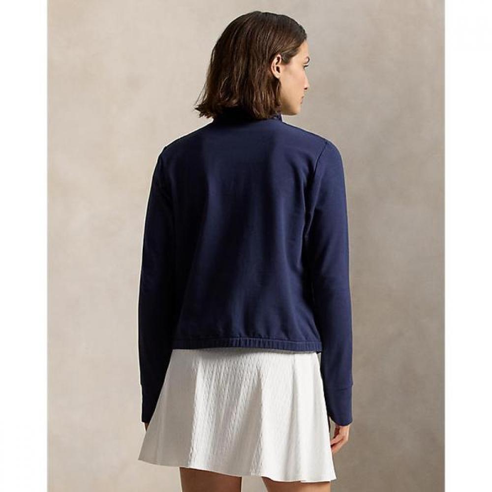 Polo Ralph Lauren Women S Hybrid Quilted Front Terry Zip Jacket Wmxgkninfb20024410