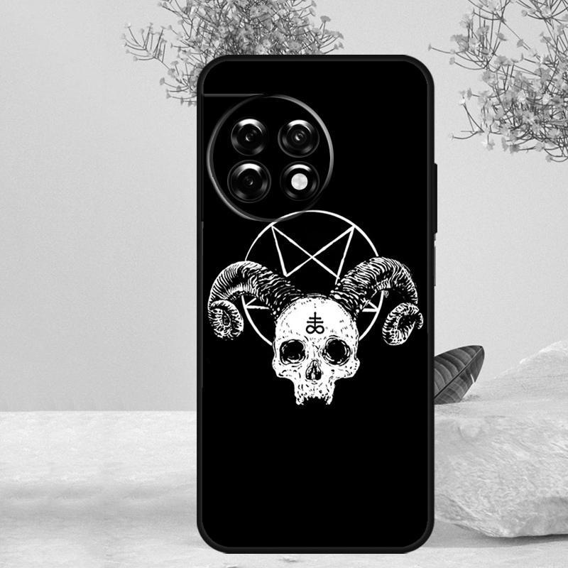 Ram Skull Skeleton Horror Case For OnePlus 15 13 12 11 13T 13R 15R 10R 10T 8T 9 10 Pro Nord 5 CE 4 3 Lite N20 N30 Cover