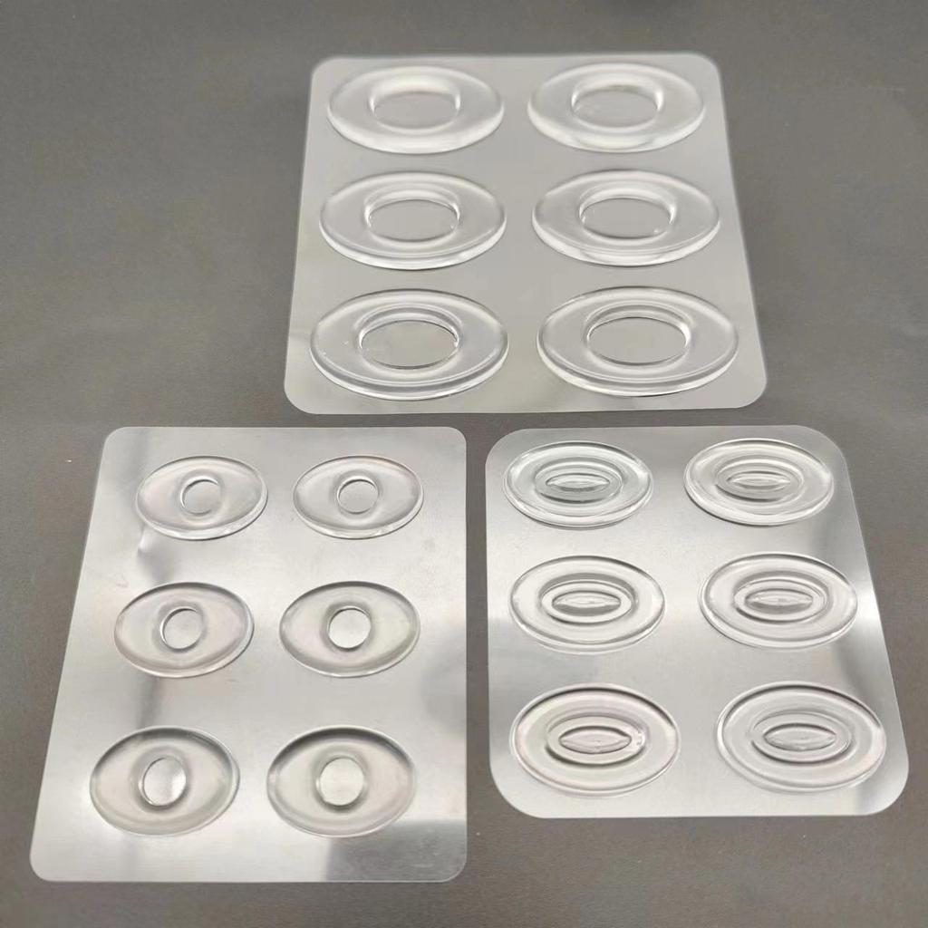 Průhledné silikonové nálepky proti oděru na kuří oka - Masážní podložky pro péči o nohy.