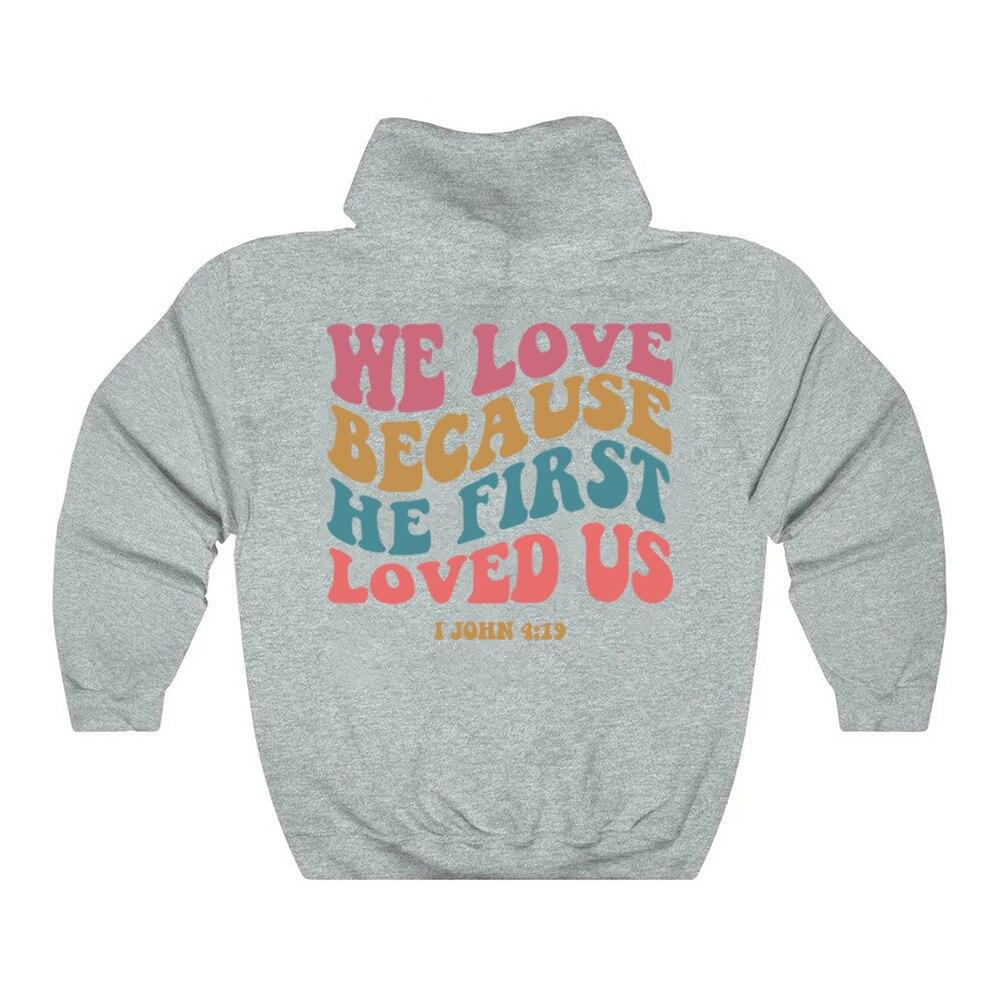 Hanorac estetic creștin pentru femei Hanorac cu glugă religios Pulover cu verset biblic retro Pulover Iisus Love Pulover Trendy Faith