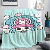Manta de Franela con Estampado de Personaje de One Piece, Alta calidad Cómoda para Todas las Estaciones, Decoración del Hogar, Calidez y Comodidad, Perfecta para Regalos de Navidad