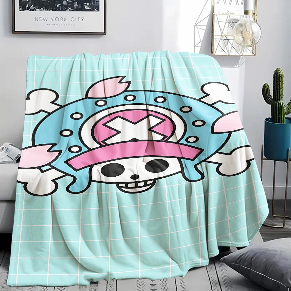 Manta de Franela con Estampado de Personaje de One Piece, Alta calidad Cómoda para Todas las Estaciones, Decoración del Hogar, Calidez y Comodidad, Perfecta para Regalos de Navidad