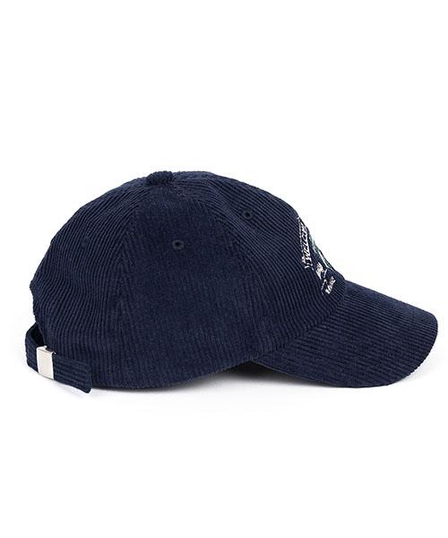 Waildeubeuligseu Corduroy Angler Cap (Navy)
