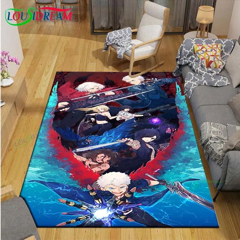 Fashion D-Devil May Cry Game Printed Carpet Outdoor Area Rug Non -slip Carpet Bedroom Decor Carpet for Living Room Birthday Gift