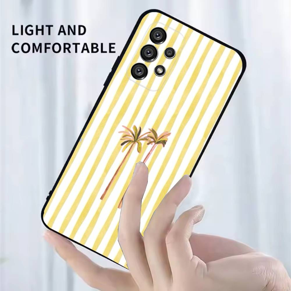 

Colorful Striped Minimalist INS Couple Phone Case for Samsung Galaxy A73 A23A53 A33 A14 A24 A13 A72 A22 A52 5G A32 A54 A34 SamsungA32 4G