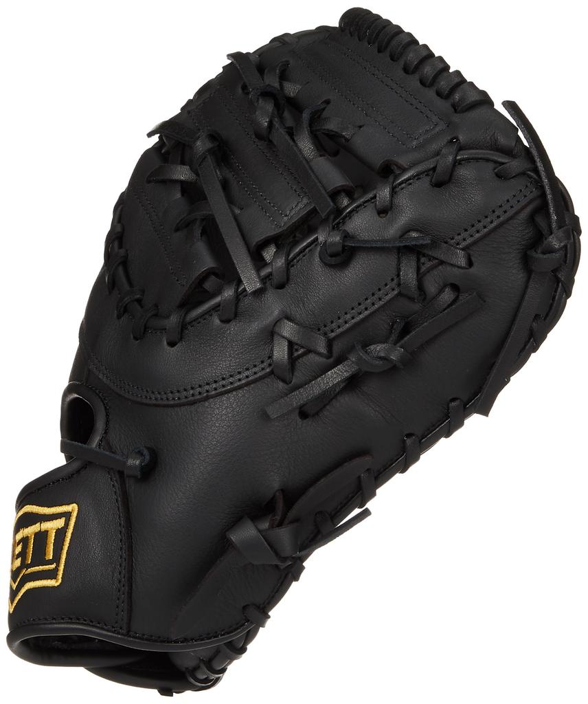ZETT Litex First and Last Bat Mitt for Baseball and Black BSFB56923L Softball, Left-Handed Throw, (1900),