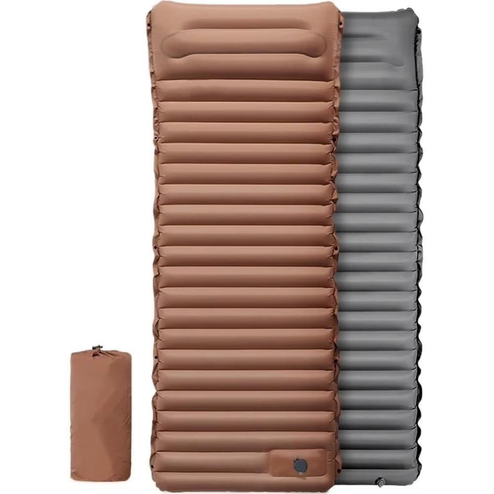 

Ultralight Camping Mattress Thicken Self-inflating Air Mattress Portable Sleeping Pad Camping коричневий