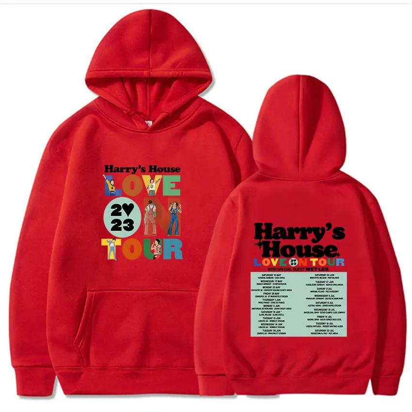 

Harrys House Love on Tour Hoody Men s Vintage Sweatshirt Lovely Aesthetic Hoodie Retro Comic Graphic Clothes 3XL