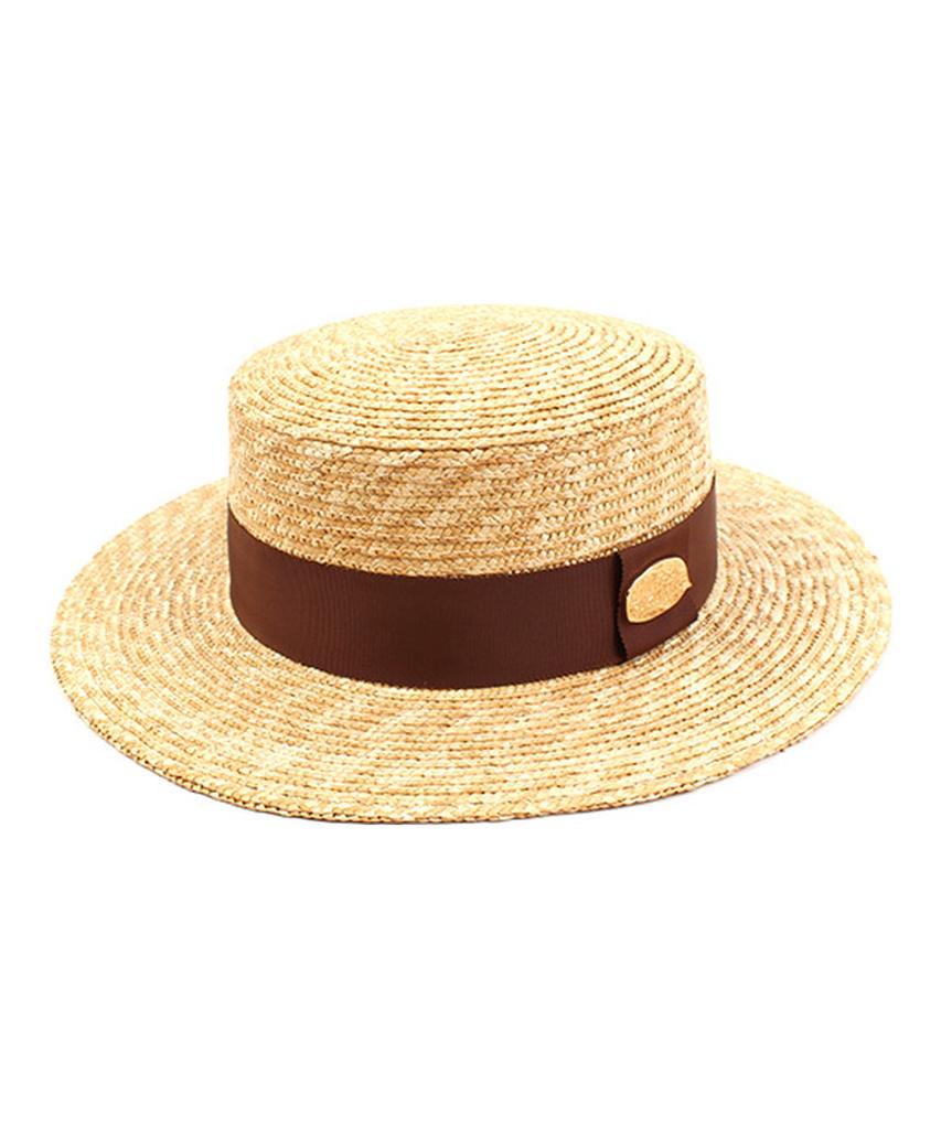 Yunibeosyeolkemiseuteuli Kangkang Brown Line Panama Hat