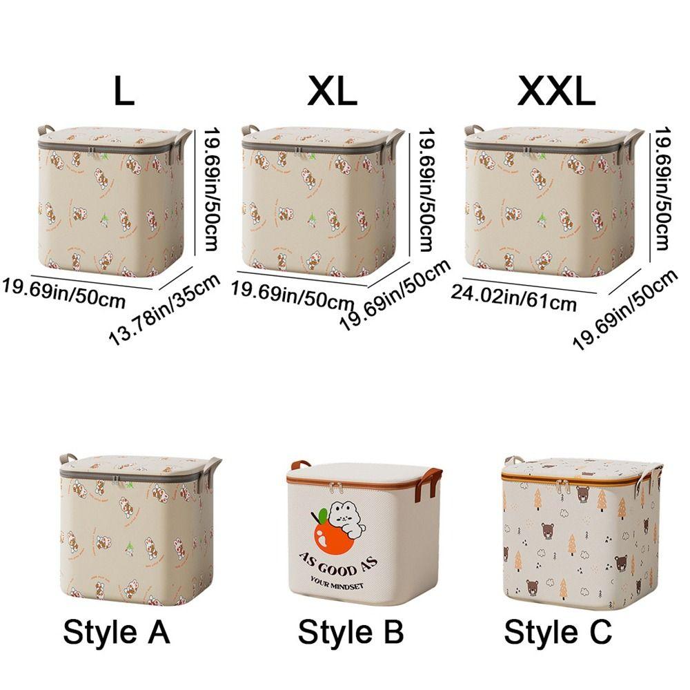 Thickened Luggage Moving Bag Non-woven Fabric Clothes Packing Box Quilt Sorting Bag  Blanket