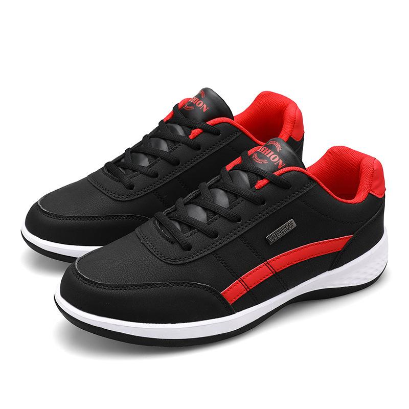 Men's Shoes Large Size Leather Sports Shoes Casual Student Board Shoes Running Shoes Size 48