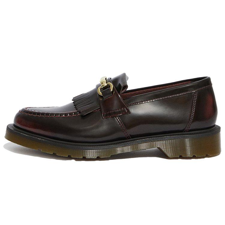 Dr.Martens Adrian Leather Loafers Unisex Cherry Red 25363600