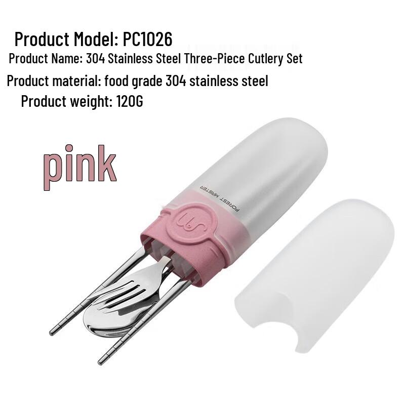 ZISIZ 304 Stainless Steel Camping & Kids Tableware Set