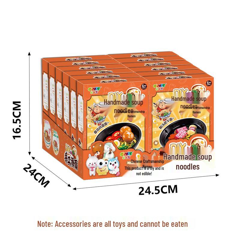 Yibile Mini DIY Pig Trotters Rice Handmade Simulation Dish Toy Set