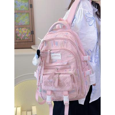 New High-value Literary, Fresh and Sweet Mini Backpack Junior High School Students Lightweight Travel Backpack