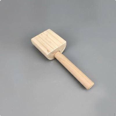 Solid Wood Pottery Mallet Wooden Clay Paddle Smooth Finish Shaping for Potters,