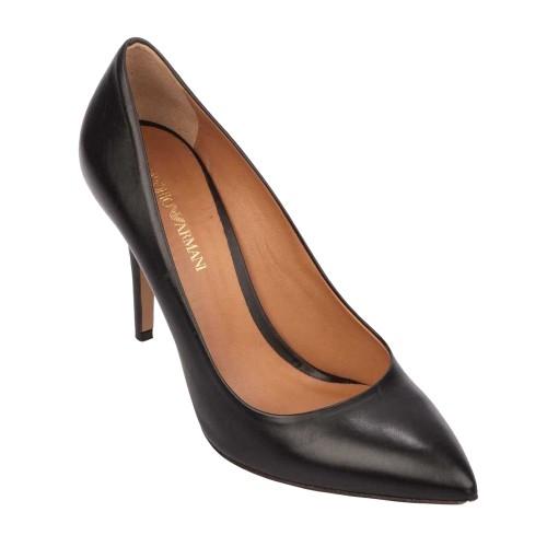 Emporio Armani Womens/Ladies Leather Stiletto Heel High Heels