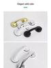 Self-Adhesive Suction Cup Glass Door Handle for Sliding Doors, Cabinets, Drawers, Wardrobes, and Refrigerators