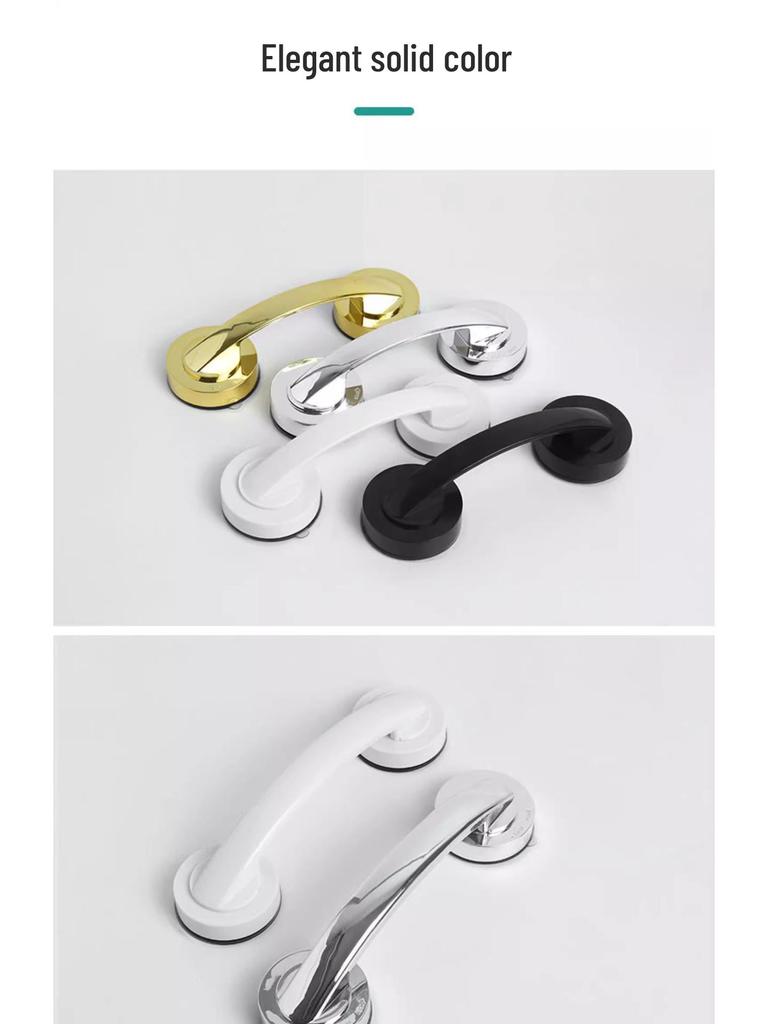 Self-Adhesive Suction Cup Glass Door Handle for Sliding Doors, Cabinets, Drawers, Wardrobes, and Refrigerators