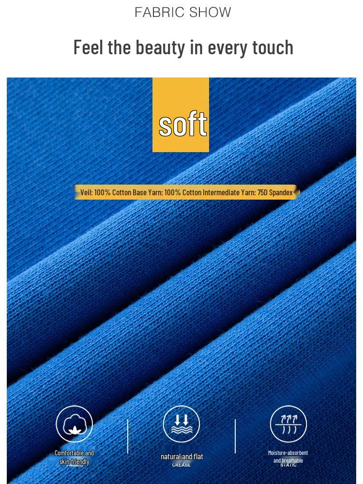 Sweat à capuche à manches longues et col rond en tissu éponge pour homme - Printemps/Automne 2024