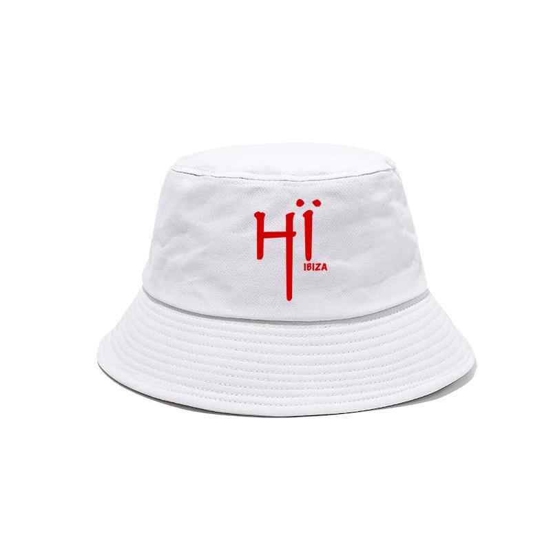 Hi Ibiza Bucket Hoed Pet Unisex Dames Unisex Panama Pet Buiten Zomer Verstelbaar Hi Ibiza Club Bob Hoeden MZ