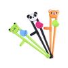 Cute Bear Frog Animal Silicone Tableware Eating Training Tools Baby Practice Helper Kids Chopsticks