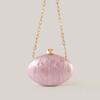 2025 New Design Female Acrylic Egg Shape Clutch Bag Luxury Designer Oval Evening Party Purse Shell Handbag Wedding Shoulder Bag