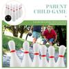 White Color Bowling Play Set Fun Bowling Set Sports New Kids Bowling Toys  Indoor Ball