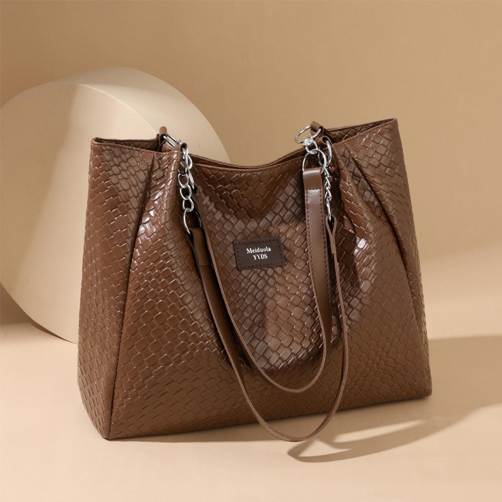 Large-capacity Fashionable Texture Handbag, Niche Commuter Single-shoulder Bag, Tote Bag