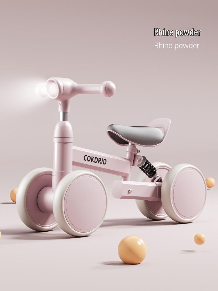 Toddler Balance Bike & Scooter - 6-Wheel Beginner Ride for Ages 1-3