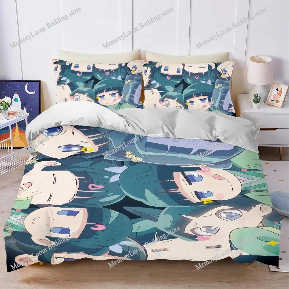 Anime The A-Apothecary Diaries Duvet Cover Set Home Style Bedding Soft Laundry Cotton Bed Student Dormitory Gift Home Textile963